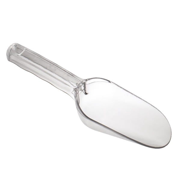 Cucharas de plástico transparentes para azúcar y hielo, para bufé, dulces, recuerdos de boda y fiestas. SG