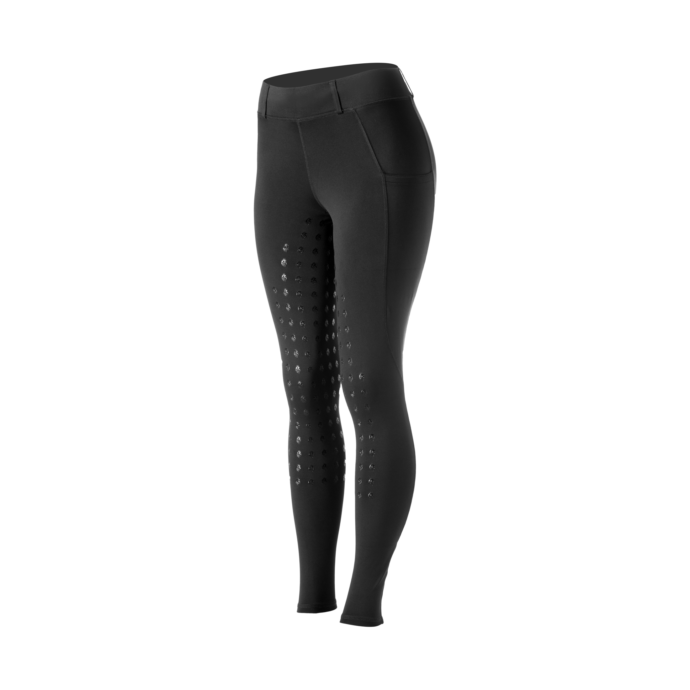 Equinavia Classic Womens Silicone Full Seat Horse Riding Pants with Phone Pockets | Equestrian Breeches Schooling Tights