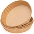 thumbnail image 1 of 100pcs 7.9inch Air Fryer Disposable Paper Liner, Air Fryer Liners, Air Fryer Parchment Paper, Baking Paper for Air Fryer Oil-proof, Non-Stick Food Gra, 1 of 4
