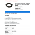 thumbnail image 2 of Auto Trans Oil Cooler Hose - Compatible with 1978 - 1979, 2005 - 2008 Dodge Magnum 2006 2007, 2 of 2