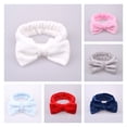 thumbnail image 4 of Travelwant Microfiber Bowtie Headbands Facial Makeup Headband Cosmetic Bowknot Hairlace Wash Spa Yoga Sports Shower Adjustable Elastic Hair Band for Girls and Women, 4 of 7