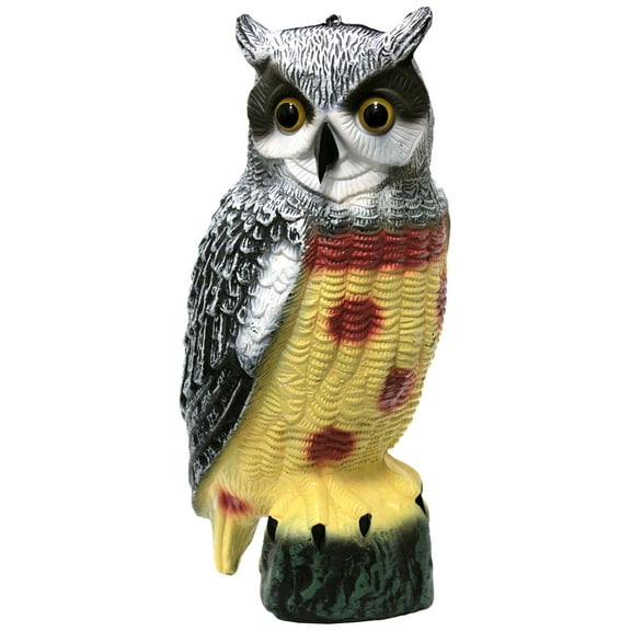 EMSCO Group Garden Owl Decoy - Scarecrow - 16.25" Tall