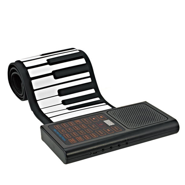 Roll Up Piano Soft Piano Teclado electrónico plegable de silicona flexible