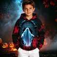 thumbnail image 2 of Weebloom Kids Halloween Hoodies For Boys Funny Graphic Fleece Toddler Hoodie Pullover Tops,Size 4-14 Y, 2 of 4