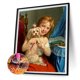thumbnail image 1 of Cuadros Decorativos Pintura de diamante 5D DIY chica retro Taladro redondo completo Cuadro de diamantes de imitación DQrwqpou Nuevos Originales, 1 of 9
