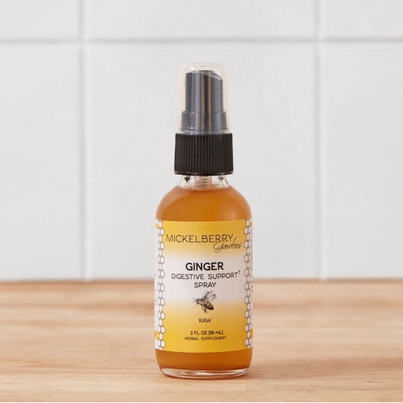 Mickelberry Gardens Ginger Digestive Support Spray, Gluten-Free, 1-Count, 2 oz