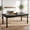 Black, variant on Fnova 62" Farmhouse Dining Table for 4-6 People, Large Wood Rectangle Kitchen Table Modern Dining Room Furniture with Carved Turned Legs
