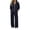 Dark Blue, variant on Two Piece Tracksuit for Women Long Sleeve Zipper Hoodie Drawstring Coat with Wide Leg Jogger Pants Casual Sports Sweatsuit Workout Set