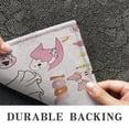 thumbnail image 6 of Pink Halloween Ghosts Door Rugs,Washable Non Slip Door Mats Indoor,Decorative Door Mats,Entry Mat Indoor for Entrance,Bedroom,Kitchen,Bathroom,17"x30", 6 of 6