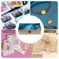 thumbnail image 5 of 7.9×2.3 In Wooden Boxes Durable Easy To Use Dustproof Prevent Slippery Delicate And Cabinet Blue And Gold Marble, 5 of 8