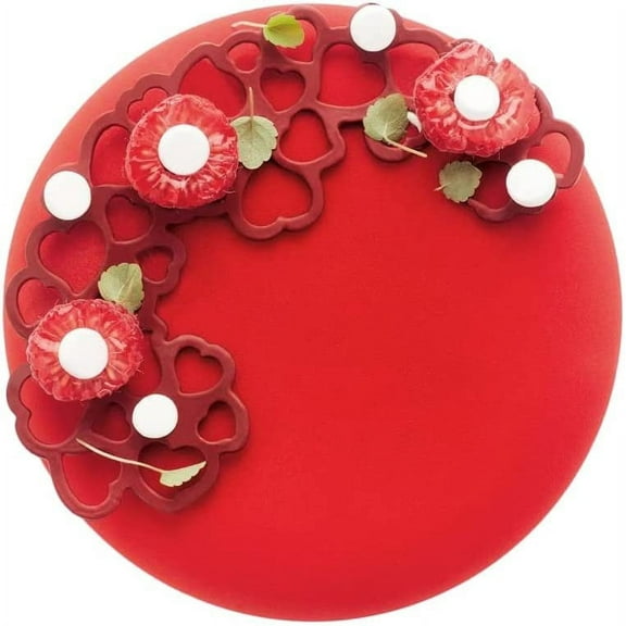 Pavoni PR007 Pavodecor Hearts1 Silicone Mold