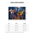 thumbnail image 2 of Lsque Scooby-Doo Print Flannel Throw Blanket, Ultra-soft Blanket for Bed, Couch, Car, Hypoallergenic Anti-pilling blanket-60"x50", 2 of 8