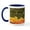 White/Navy Inside, variant on CafePress - Brook Trout Fly Fishing Mug - 11 oz Ceramic Mug - Novelty Coffee Tea Cup