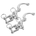 thumbnail image 3 of Miangastore Stainless Steel Quick Release Hook Silver 2Pcs 2.95X2.16X0.39In, 3 of 9