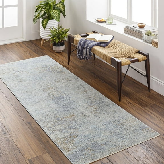 Livabliss Area Rugs for Living Room, 3x7 Avant Garde Modern Charcoal Runner Rug, Bedroom Dining Room Home Decor Stain Resistant Carpet (2'7" x 7'3" Runner)