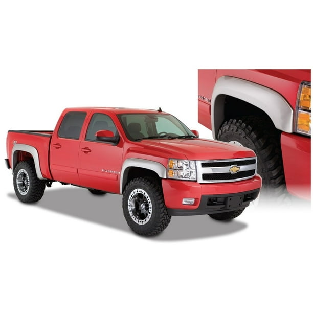 Bushwacker 0714 Chevy Silverado 2500 HD Fleetside ExtendAFender Style Flares 4pc Black