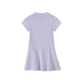 thumbnail image 4 of Girl Sporty Dress Short Sleeve Polo Uniform Dresses Summer Clothes Kids Casual Sundress with Pockets Light Purple 110, 4 of 5