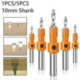 thumbnail image 3 of 10mm Shank Hss Countersink Router Bit Screw Extractor Woodworking Milling Cutter, 3 of 4