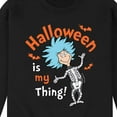thumbnail image 3 of Dr. Seuss - Halloween Is My Thing - Men's Crew Neck Fleece Pullover, 3 of 6