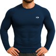 thumbnail image 1 of DI & DU Playera De Licra Deportiva Elastica Confort Manga Larga Gym, 1 of 5