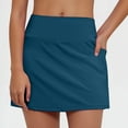 thumbnail image 4 of 20" Knee Length Skorts Skirts For Women with Pockets Golf Tennis Skirt High Waisted Athletic Skorts Built-In Shorts Casual Summer Athletic Stretch Dress Gym Traning Track Joggers Skorts 2025 Summer, 4 of 6