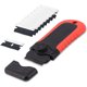 thumbnail image 1 of Raspador de cuchillas con tapa de seguridad, raspador de vidrio para estufas con 10 hojas de acero al carbono para limpiar vidrio, pintura y etiquetas viejas, removedor de calcomanías, raspador de, 1 of 3