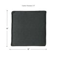 thumbnail image 5 of Greendale Home Fashions 18 x 18 in. Carbon Square Outdoor Chair Pad (Set of 2), 5 of 6