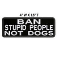 thumbnail image 2 of Applique Inspirational Ban People Theme Hook Backing Decorative Patch Funny Saying Biker Emblem, 2 of 2