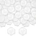 thumbnail image 3 of Pegatinas de cera de eucalipto de Yoption, paquete de 50 unidades, color blanco perla, 3 cm, 3 of 6