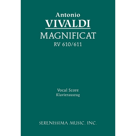 Kalmus Choral Library Magnificat: Vocal Score, (Paperback)