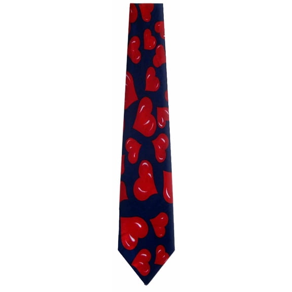 Mens Novelty Valentine's Day Hearts Love Necktie