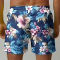 thumbnail image 5 of ZCFZJW Men's Swim Trunks Board Shorts Lightweight Quick Dry Summer Beach Shorts with Pockets Trendy Tropical Hawaiian Swimsuit Swimwear for Men - No Liner Multicolor#05 XXXL, 5 of 5