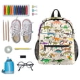 thumbnail image 4 of Mochila AUUXVA Cute Alphabet Dinosaur para niños de 3 a 7 años, 4 of 9