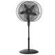thumbnail image 4 of Lasko S18605 - Ventilador oscilante de 4 velocidades con control remoto, altura ajustable, parrilla de metal duradera, ideal para oficina, escuela y hogar, color negro (reacondicionado), 4 of 5