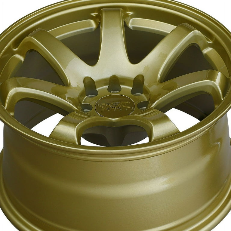XXR 551 16x8 21et 73.1mm gold wheel - Walmart.com