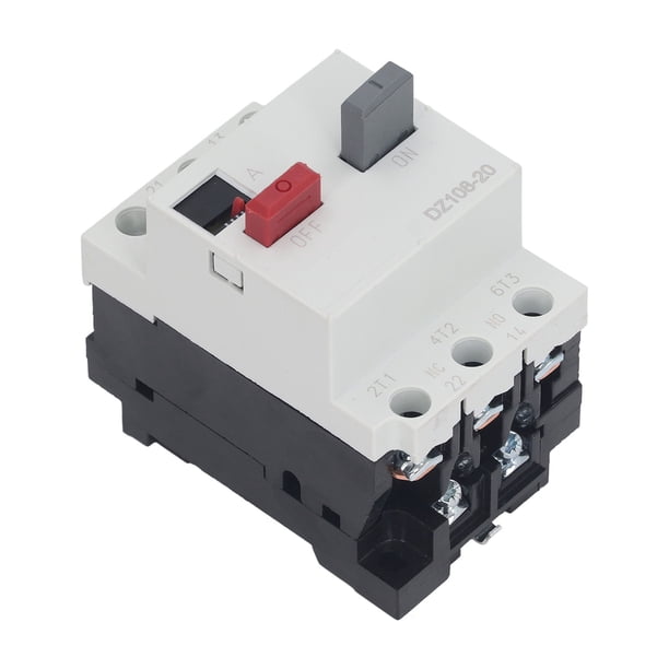 Disyuntor De Caja Moldeada De 20 A, Protector De Motor De CA 3P 380 V, Con Asas Dobles, Protección Contra Sobrecarga Y Subtensión, Para Electrodomésticos, Uso Industrial