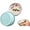 Blue, variant on GUENG 30 Pack Reusable Aluminum Foil Baking Cups, 130ml Round Mini Tin Molds with Lids, Oven Air Fryer Safe Cupcake Pudding Containers， Blue