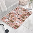 thumbnail image 3 of Poodle and Pioneer Flower Flannel Non Slip Door Rugs,Washable Door Mats Indoor,Decorative Door Mats,Dirt-Resistant and Absorbent Doormat for Entrance,Bedroom,Kitchen,Bathroom,23.5x16in(60x40cm), 3 of 5