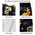thumbnail image 4 of luoweisi Men's Beach Shorts Quick Dry Swim Trunks with Mesh Lining Sunflower Skull L, 4 of 5