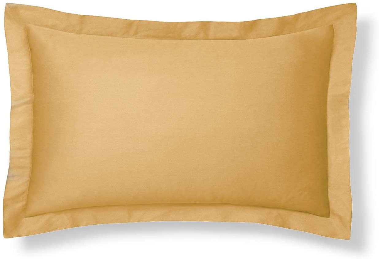 Gold Pillow Sham, Standard Size Pillow Sham Decorative Pillow Shams Tailored