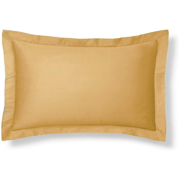 Gold Pillow Sham, Standard Size Pillow Sham Decorative Pillow Shams