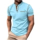 thumbnail image 2 of pstuiky camisetas para hombre, Camiseta deportiva de manga corta con cuello redondo y solapa para hombre con bolsillos camisas casuales para hombre s, 2 of 6