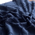 thumbnail image 3 of Lujoso Juego de Cama de 4 Piezas de Algodón 100% Diamante - Azul Marino, 3 of 6