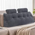 thumbnail image 6 of CJC Bed Wedge Pillow Headboard Pillow Reading Backrest Pillow for Bed Large & Versatile, 6 of 8