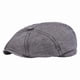 thumbnail image 2 of Boina de pintora para mujer, gorra plana, holgada, multifuncional, para actividades al aire libre Gris oscuro, 2 of 8