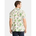 thumbnail image 3 of Peanuts Men's and Big Men's Spike Snoopy Desert Button Down Hawaiian Shirt, Sizes XS-5XL, 3 of 5