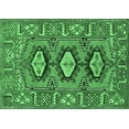 thumbnail image 1 of Ahgly Company Indoor Rectangle Persian Emerald Green Traditional Area Rugs, 4' x 6', 1 of 4