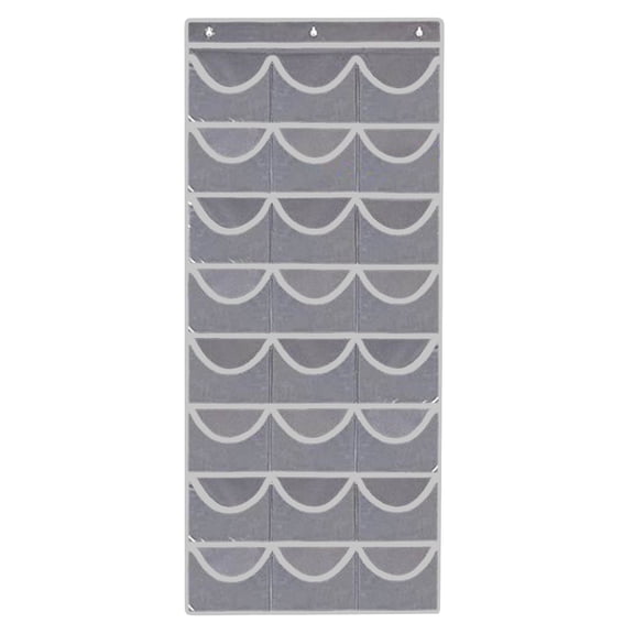 24 Pockets Baseball Cap Rack - Over The Door Hat Organizer for Closet Storage Solutions