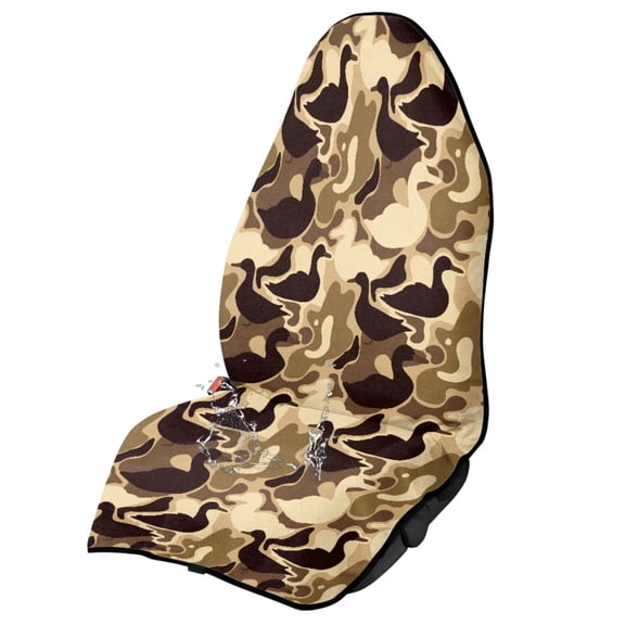 Binienty Duck Hunting Camo Sweat Towel Car Seat Cover For Post Gym Workout Sweat Carseat Covers Easy to Install Auto Interior Protective Covers