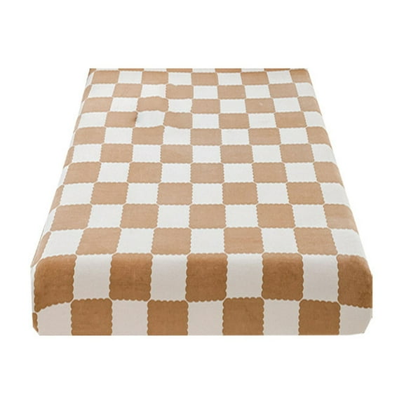 Fitted Sheet Protective Cover for Bed Mattress - Quilted Non-Slip, Breathable & Warm Bed Linen for Care Beds, 1 Pack